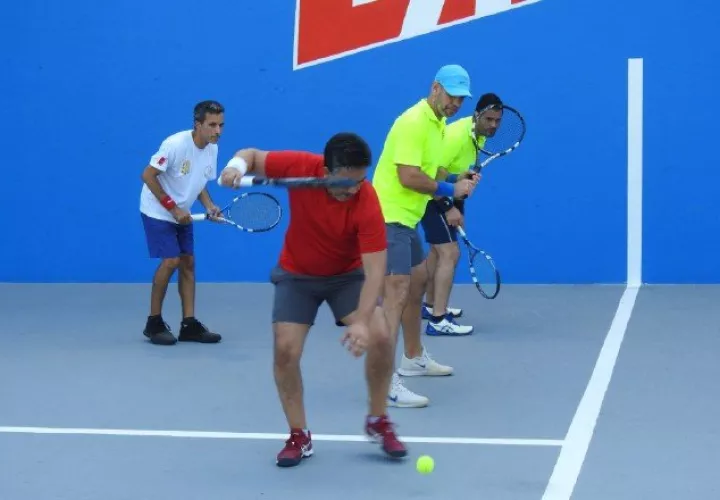 El campeonato de frontenis fue muy competitivo. Foto: Cortesia