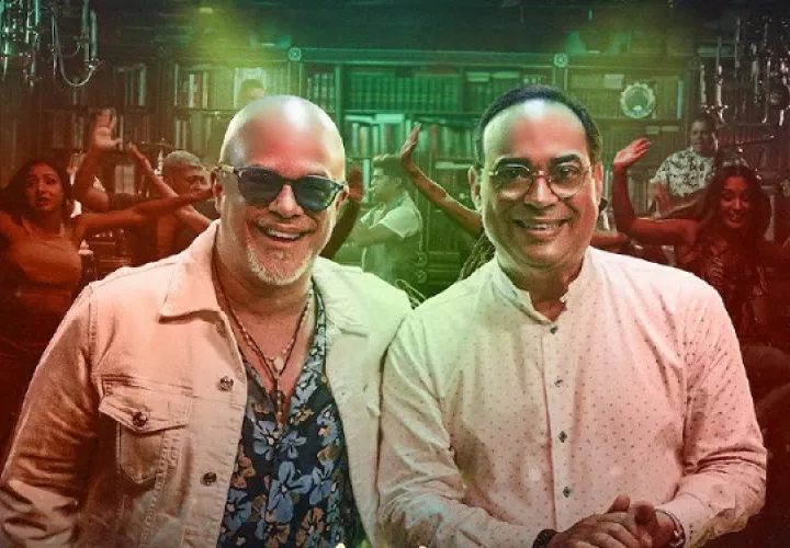 Nelson Arrieta y Gilberto Santa Rosa. Foto: Cortesía