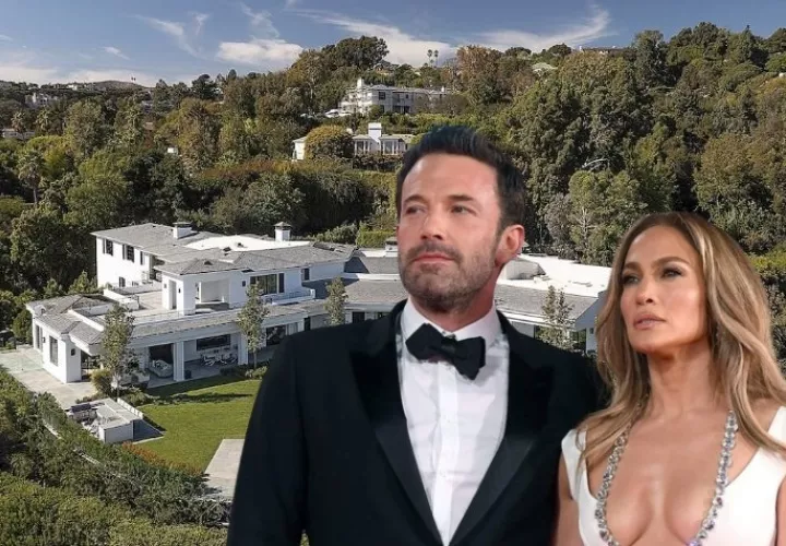 Ben Affleck y Jennifer López visitaron la propiedad el fin de semana pasado. Fotos: Internet / EFE