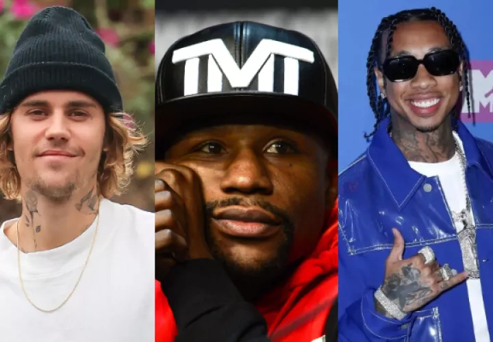 Justin Bieber, Floyd Mayweather y Tyga están en la lista de la firma italiana. Foto: Archivo / EFE