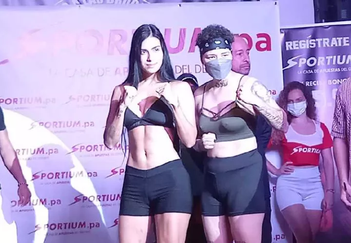 La colombiana Mónica Henao (izq.) y la panameña Mónica Henao. 