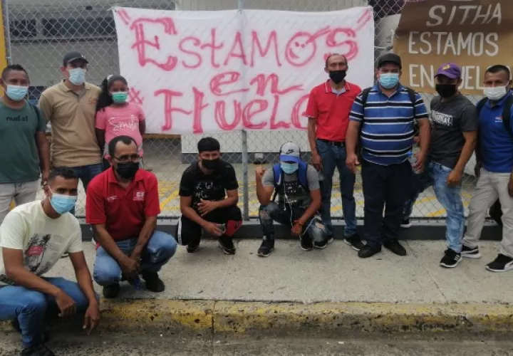 Los trabajadores de Bimbo de Panamá se fueron a un huelga indefinida desde el pasado 9 de marzo. Foto: Cortesía