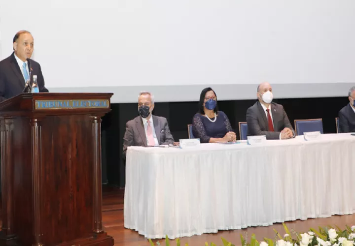 La activación del Plagel se realizó en el auditorio del Tribunal Electoral. Foto: Cortesía TE