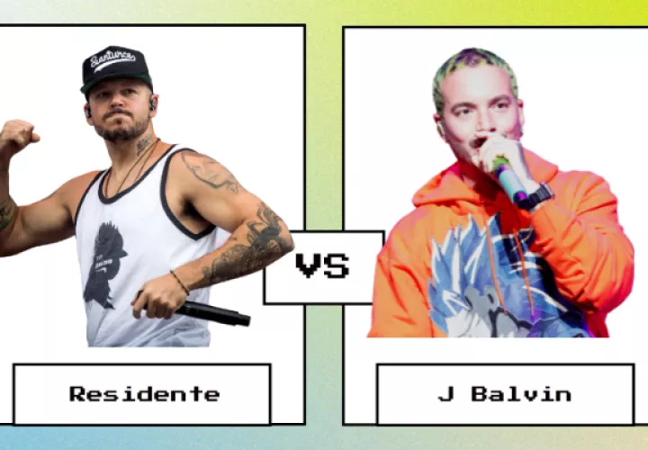 Residente y J Balvin se conocieron en una fiesta de Spotify hace seis años. Fotos: Archivo / EFE