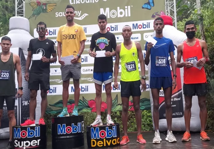 Ganadores del Circuito Trail. Foto Cortesia