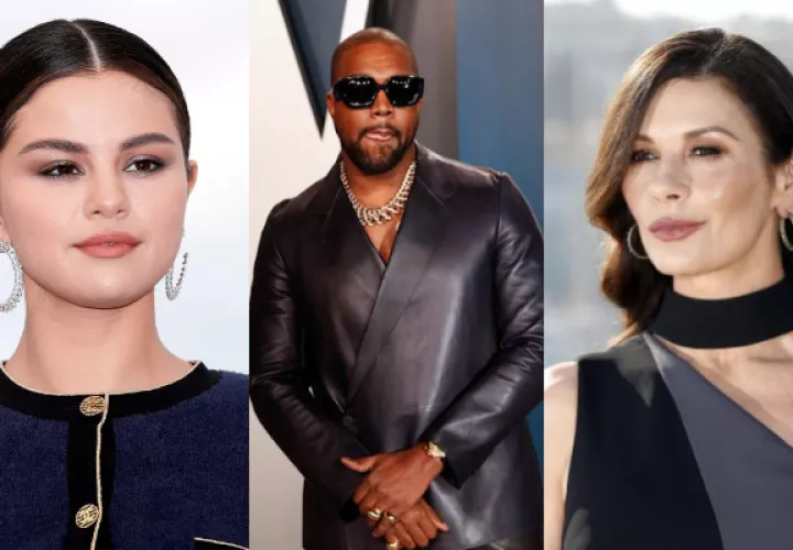 Selena Gómez, 'Ye' y Catherine Zeta-Jones. Foto: Archivo / EFE