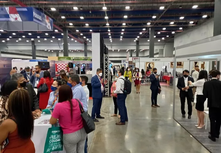 Venezuela participa en las ferias comerciales que se efectúan hasta este sábado en el nuevo Panama Convention Center. Foto: Francisco Paz