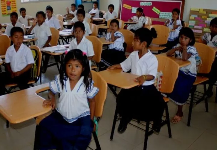 El programa preescolar intercultural bilingüe Contemos y Juguemos, en Ngäbere ayuda a los niños a desarrollar habilidades matemáticas esenciales de forma temprana.  Foto: Ilustrativa