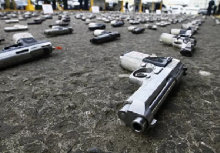 El arma de fuego es la más usada para cometer homicidios. Archivo