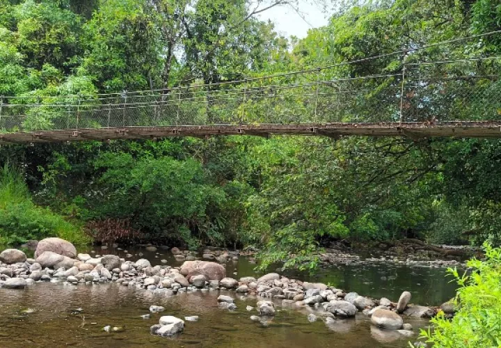 Los moradores exigen la construcción de un nuevo puente. Foto. Melquiades Vásquez