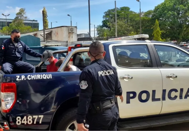 Los tres costarricenses solicitados por las autoridades fueron aprehendidos en Chiriquí el pasado 12 de abril durante la "Operación Quijote”. Foto. José Vásquez