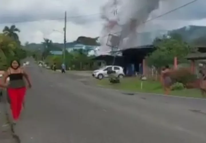 Cuando la empresa de artefactos pirotécnicos inició operaciones en el sector, la zona no estaba poblada. Foto: Diomedes Sánchez