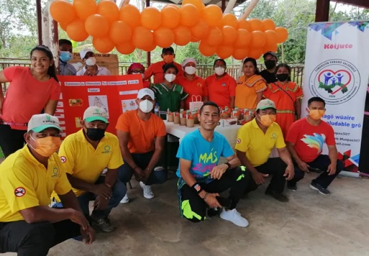 La fundación Panamá Saludable realiza programa de control de peso en la comarca Ngäbe Buglé.