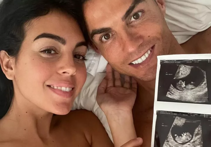 Georgina Rodríguez y Cristiano Ronaldo. Foto: Instagram