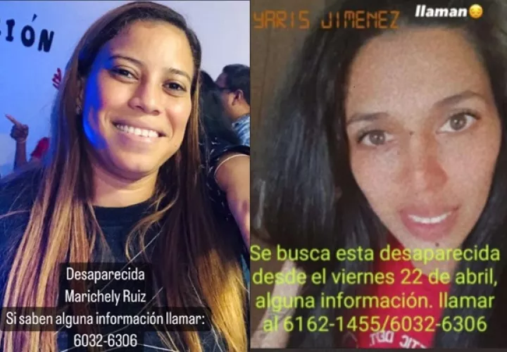 La última vez que familiares tuvieron contacto con ellas fue el pasado 22 de abril.