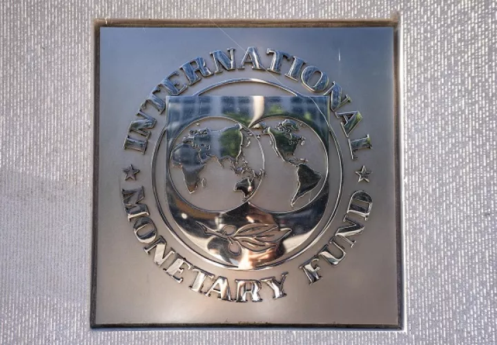 Logo del Fondo Monetario Internacional.