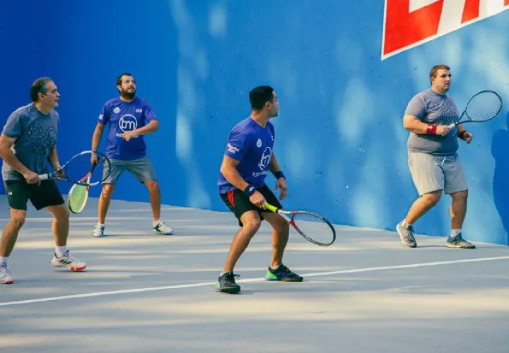 Jugadores en el torneo internacional de Frontenis. Foto: Cortesía