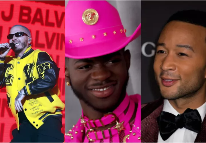 J Balvin, Lil Nas X y John Legend, son algunos de los artistas que se presentarán en los premios. Fotos: Archivo / EFE