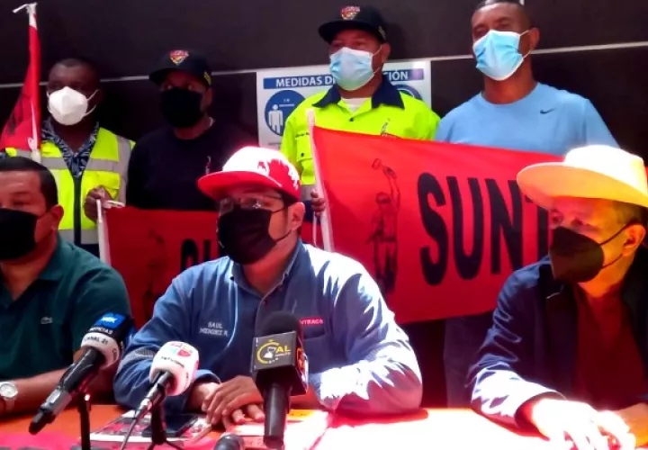 A tres día para una huelga nacional de trabajadores de la industria de la construcción en Panamá. Foto: Tráfico C Panamá