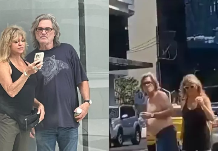 Goldie Hawn y Kurt Russell. Foto: Instagram