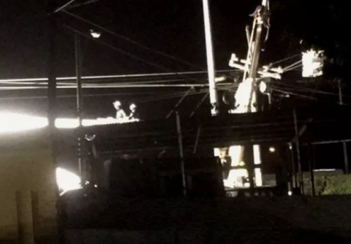 Más de 12 horas sin luz en La Chorrera. Foto: Cortesía
