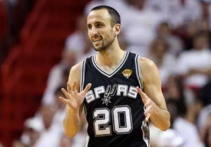 Manu Ginóbili, jugó para los Spurs de San Antonio.