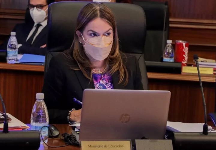 Maruja Gorday de Villalobos presentará el proyecto de ley ante la Asamblea. Foto: Presidencia