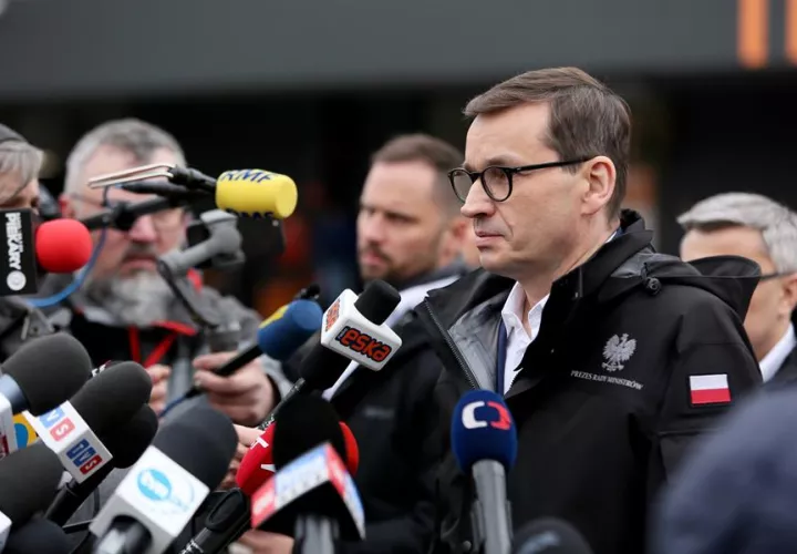 El primer ministro polaco Mateusz Morawiecki ha calificado de "semana negra" para la minería. Foto: EFE