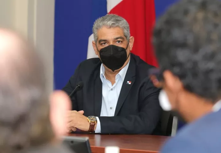 El ministro Luis Sucre agradeció la atención de sus colegas panameños. Foto: Cortesía Luis Sucre