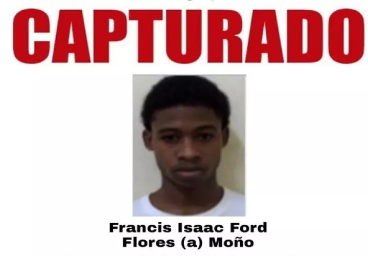 Ford figuraba en la lista de los 100 más buscados. Foto: Policía Nacional