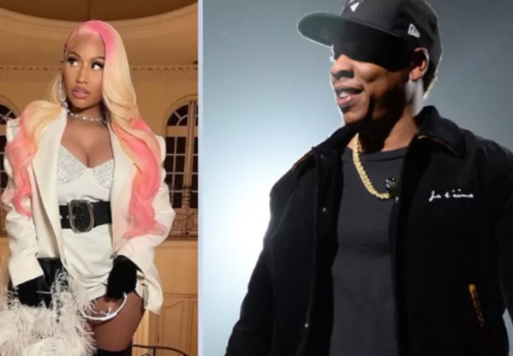 Nicki Minaj y Jay-Z.  Instagram