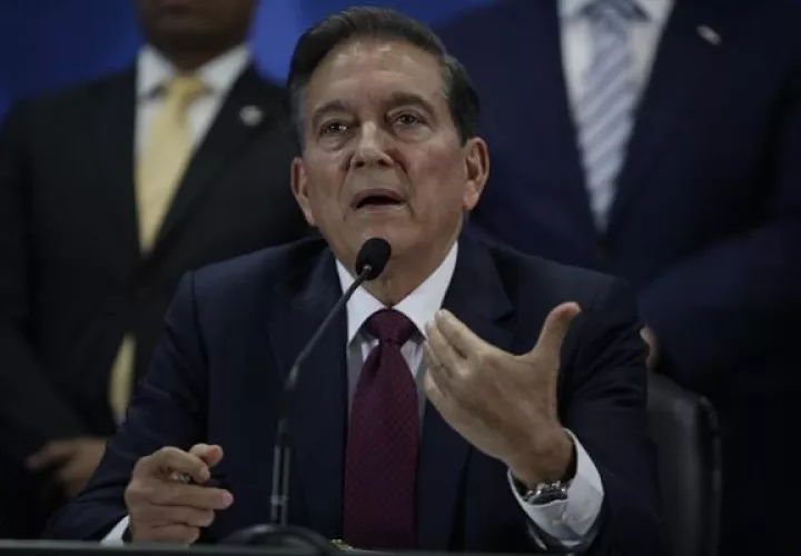 El presidente de Panamá, Laurentino Cortizo.