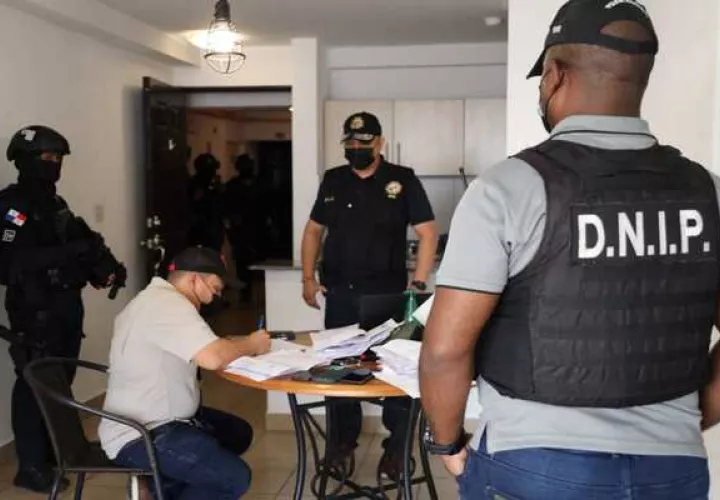 Esta red criminal mantiene  vínculos en regiones como Panamá Este, Colón, Panamá, Veraguas y Darién. Foto: Cortesía PN