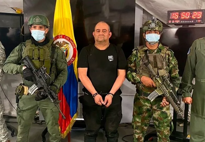 Dairo Antonio Úsuga, alias "Otoniel"  tiene en Colombia 122 órdenes de captura y seis sentencias condenatorias. Foto: EFE