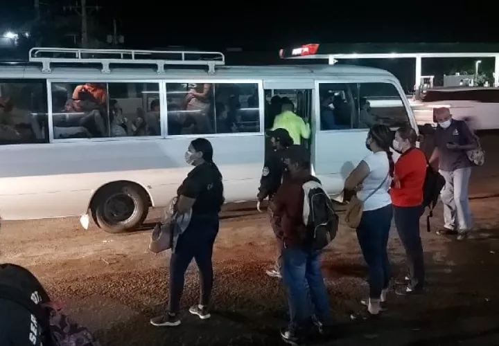 Transportistas de Panamá Oeste mantienen paro indefinido. Foto: Cortesía