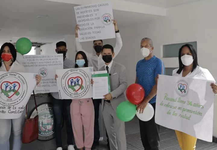 La Fundación Panamá Saludable presentó este jueves la propuesta. Foto: Panamá Saludable