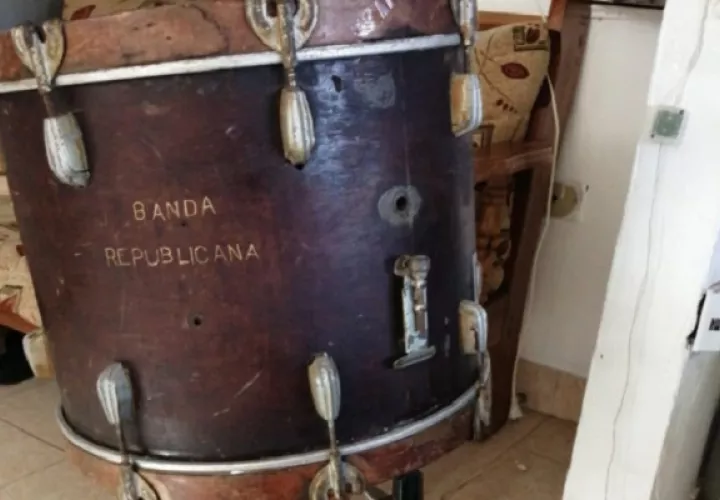 El tambor se usará  en algunos conciertos que se realicen en locales cerrados. Foto: Ministerio de Gobierno