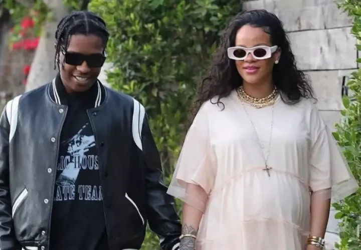 A$AP Rocky y Rihanna. Foto: Instagram
