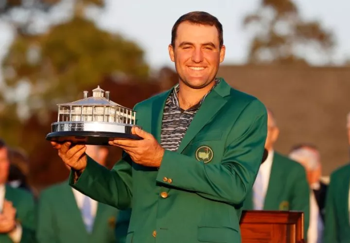 Scottie Scheffler se ganó el Masters de Augusta. Foto:EFE