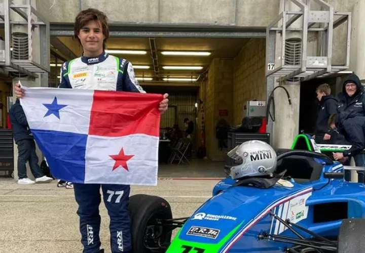 Valentino Mini quiere dejar en alto el nombre de Panamá. Foto: Cortesía