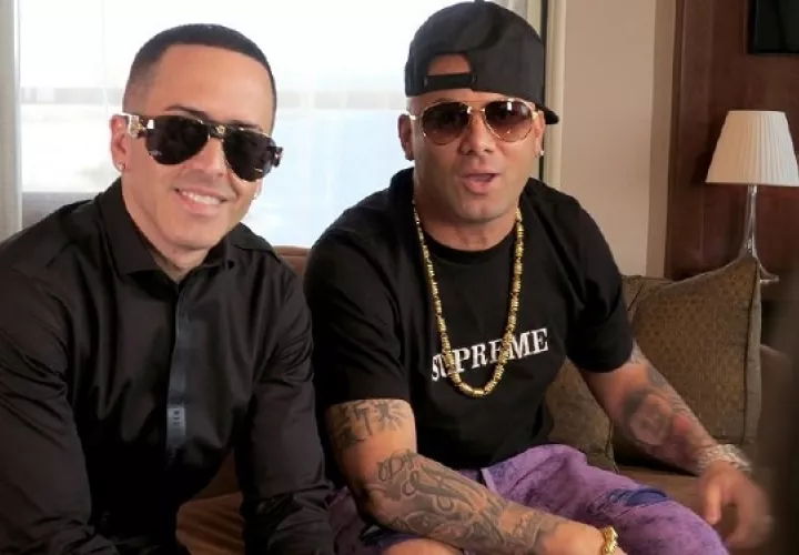 Dúo puertorriqueño Wisin  y Yandel. Foto: EFE / Jorge Muñiz