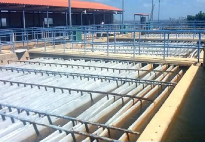 La potabilizadora Rufina Alfaro surte de agua potable a Las Tablas. Foto: Cortesía Idaan
