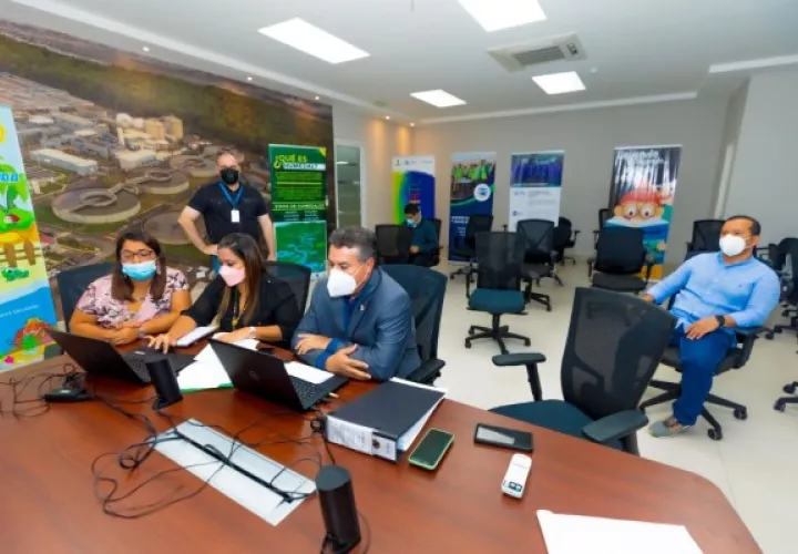 La construcción de la Planta de Tratamiento de Aguas Residuales es financiada por el Banco de Desarrollo de América Latina (CAF). Foto. Eric Montenegro