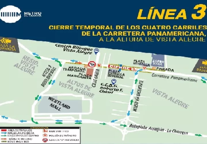En el comunicado se precisa que tan pronto se logre desmontar la viga del puente peatonal, esta será trasladada a Santiago Mall. Foto. Metro de Panamá