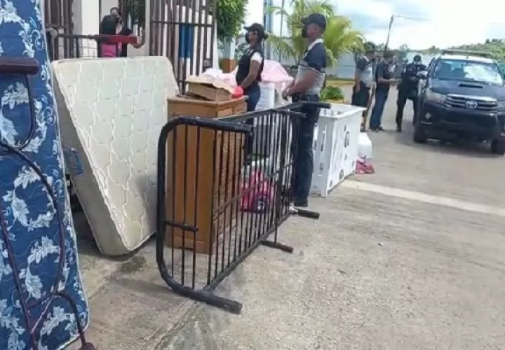 Mediante una diligencia de allanamiento se recuperaron los muebles. Foto. Eric Montenegro