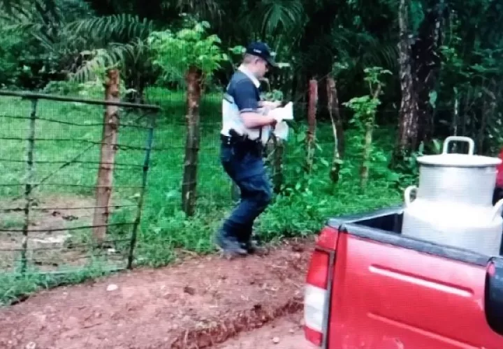 La bebé fue rescatada por unidades de la Policía Nacional. Foto: José Vásquez 