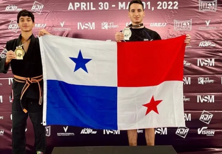 Carlos y Jorge Calviño ganan medallas para Panamá. Foto: Cortesía