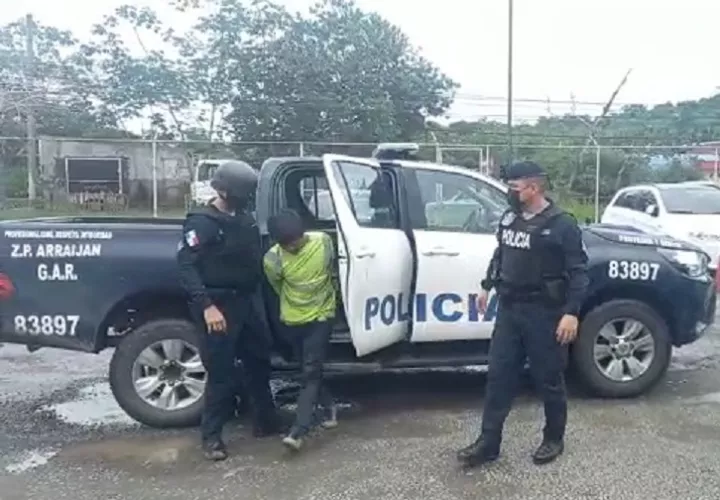 La captura fue hecha por el Grupo de Acción Rápida (GAR), en el sector de El Chumical. Foto: Eric A. Montenegro