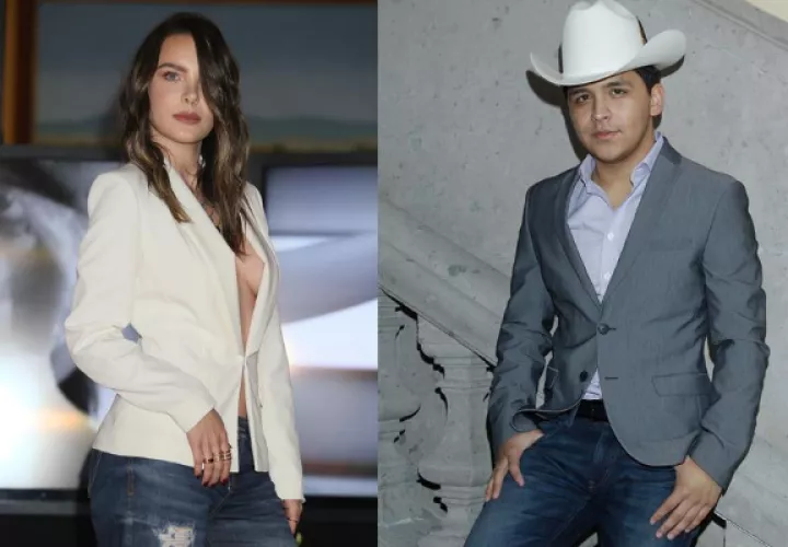 Belinda y Christian Nodal. Fotos: EFE / Photoamc
