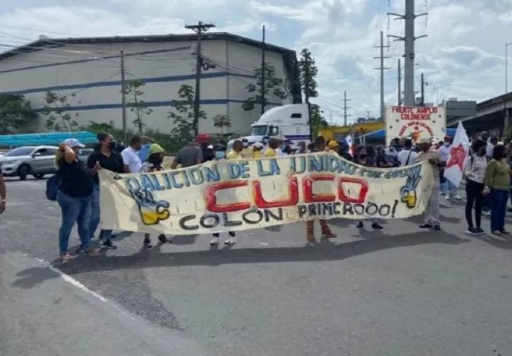 Se mantienen los cierres de calles en la provincia de Colón.